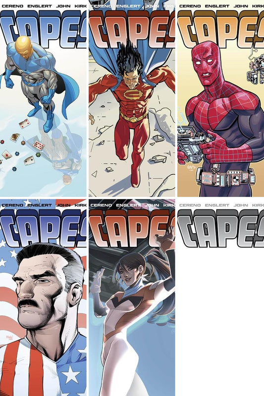 Invincible Universe Capes #13 cover collage