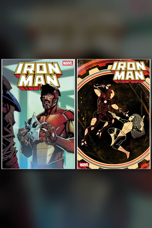 Iron Man #10 cover collage