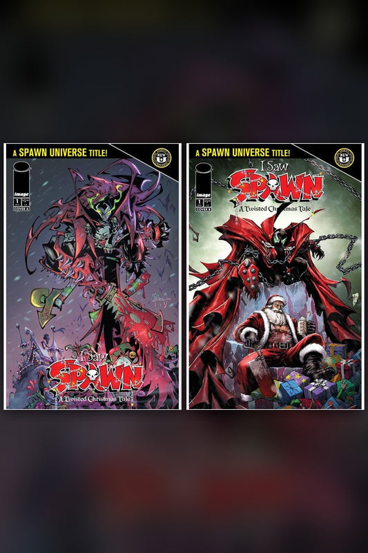 I Saw Spawn A Twisted Christmas Tale #1 (Of 2) cover collage