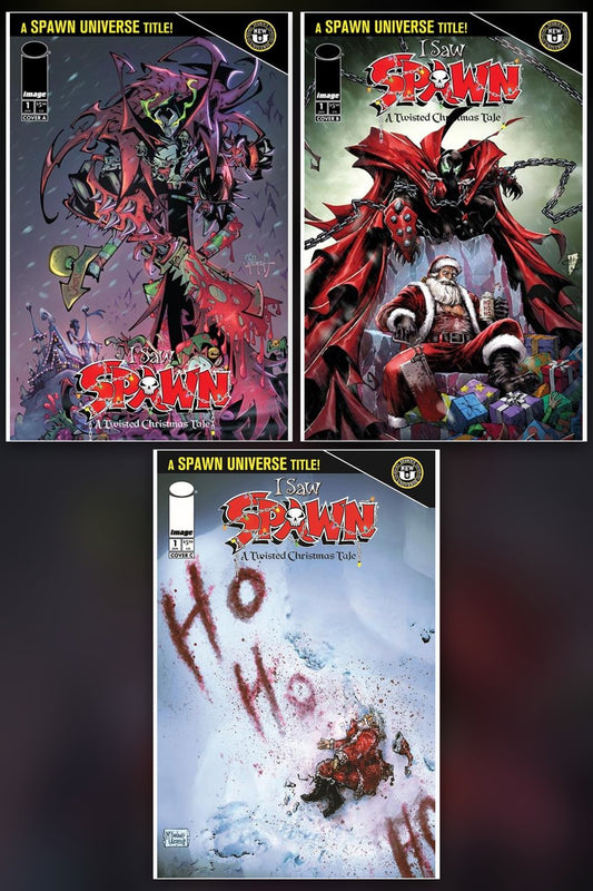 I Saw Spawn A Twisted Christmas Tale #1 (Of 2) cover collage
