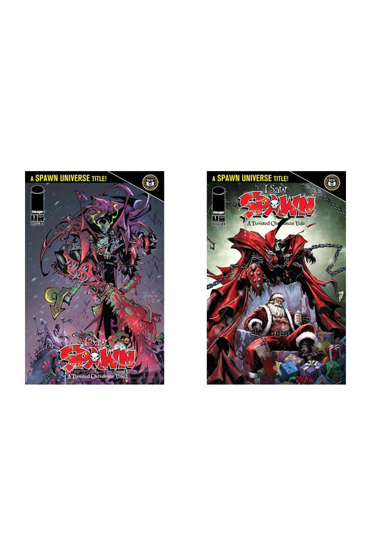 I Saw Spawn A Twisted Christmas Tale #1 - All Covers