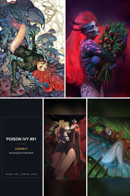 Poison Ivy #51 cover collage - Cover C art coming soon