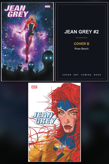 Jean Grey #2 cover collage - Cover B art coming soon