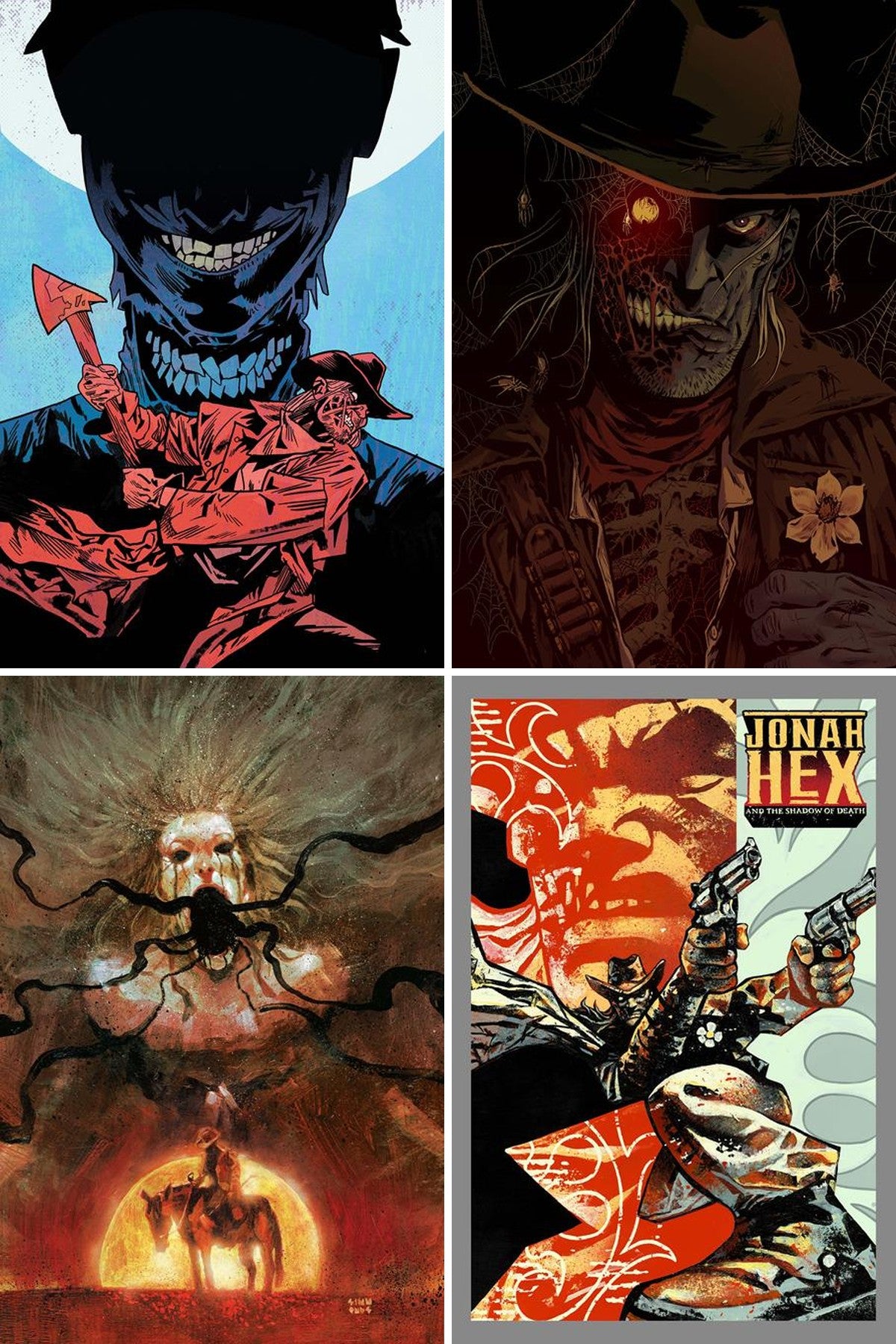 Jonah Hex and the Shadow of Death #3 cover collage