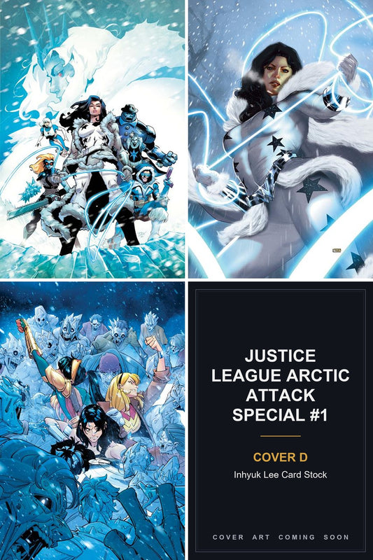Justice League Arctic Attack Special #1 cover collage - Cover D art coming soon