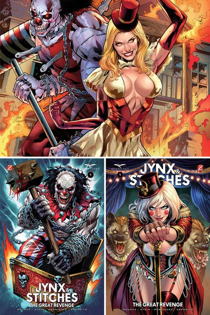 Jynx and Stitches: The Great Revenge #1 (Of 3) cover collage