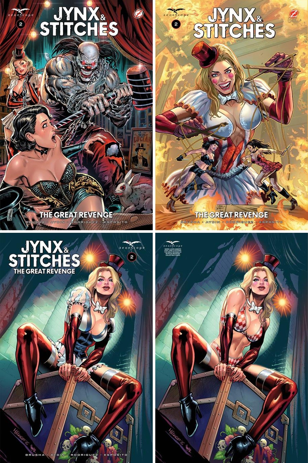 Jynx and Stitches: The Great Revenge #2 (Of 3) cover collage