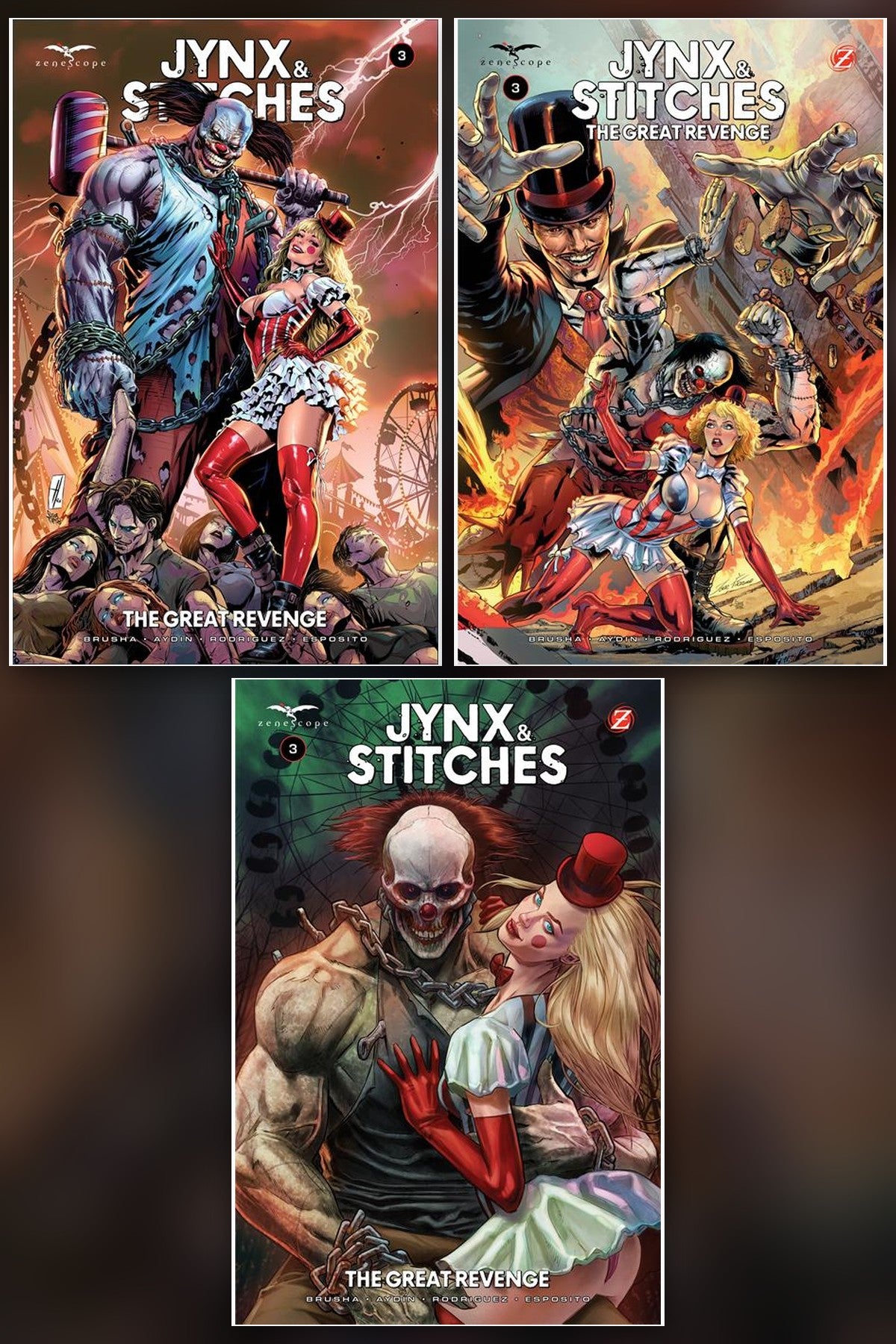 Jynx & Stitches: The Great Revenge #3 (Of 3) cover collage