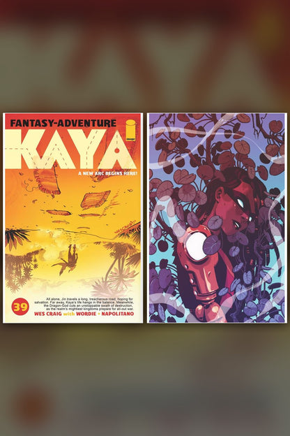 Kaya #39 cover collage
