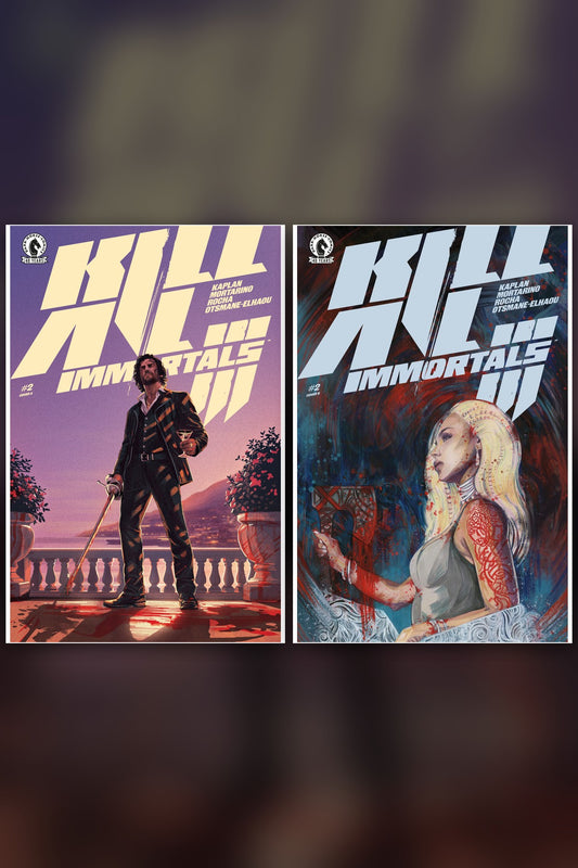 Kill All Immortals III #2 cover collage