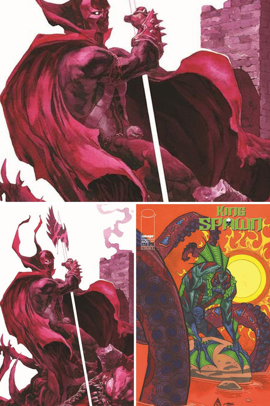 King Spawn #60 cover collage