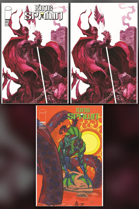King Spawn #60 cover collage