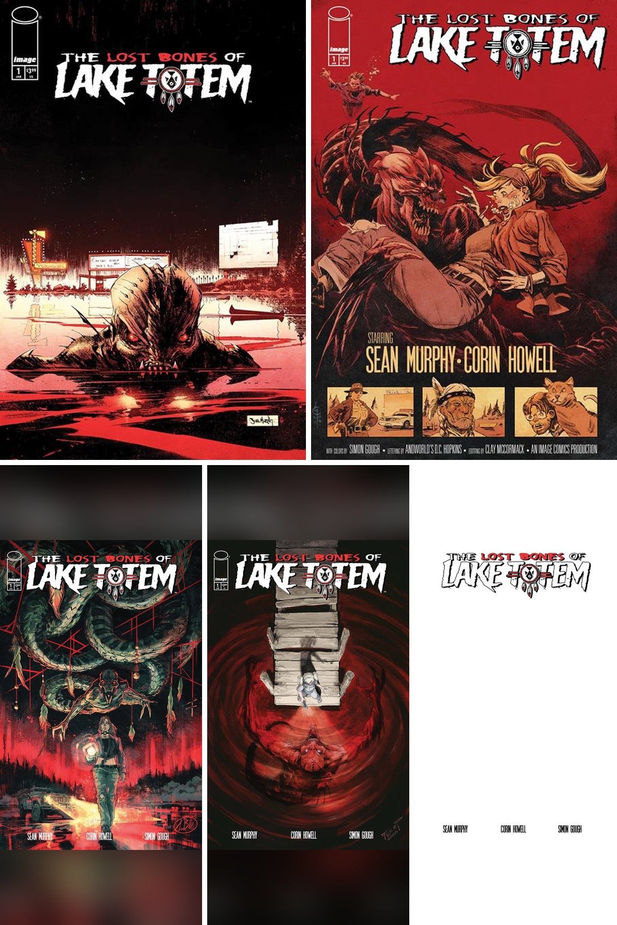 Lake Totem #1 (Of 4) cover collage