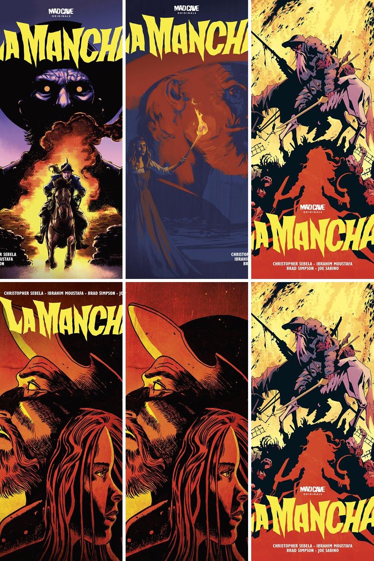 La Mancha #1 (Of 6) cover collage