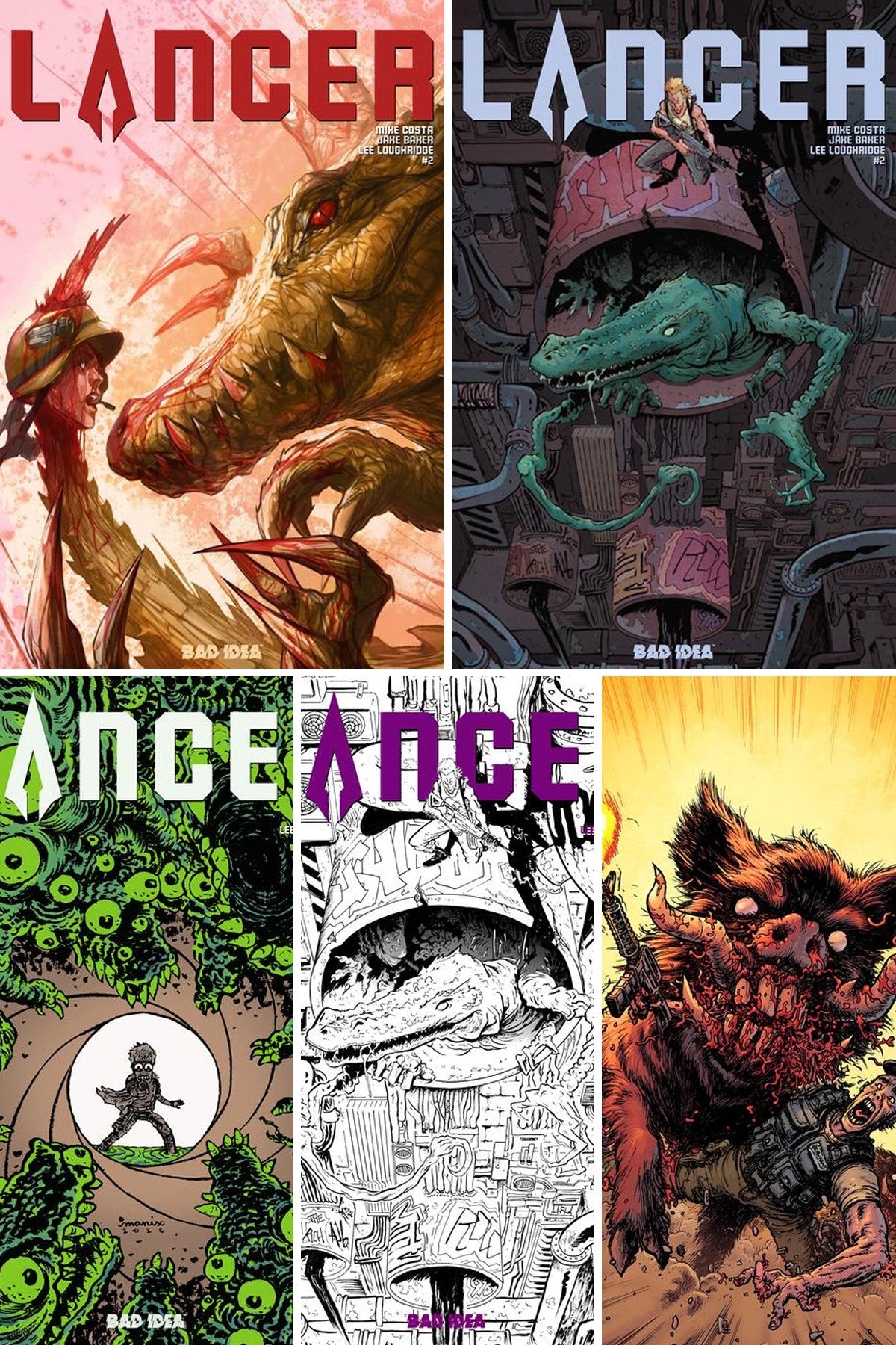 Lancer #2 (Of 4) cover collage