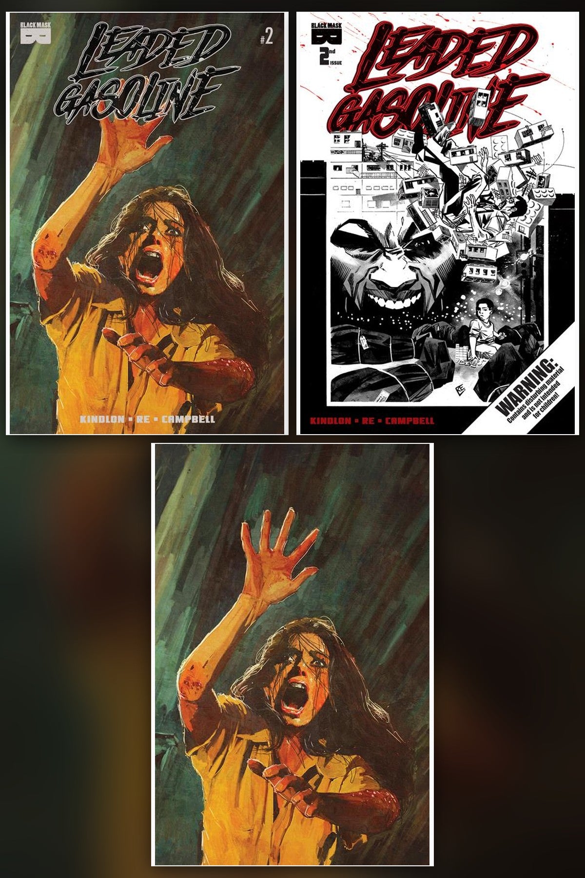 Leaded Gasoline #2 cover collage