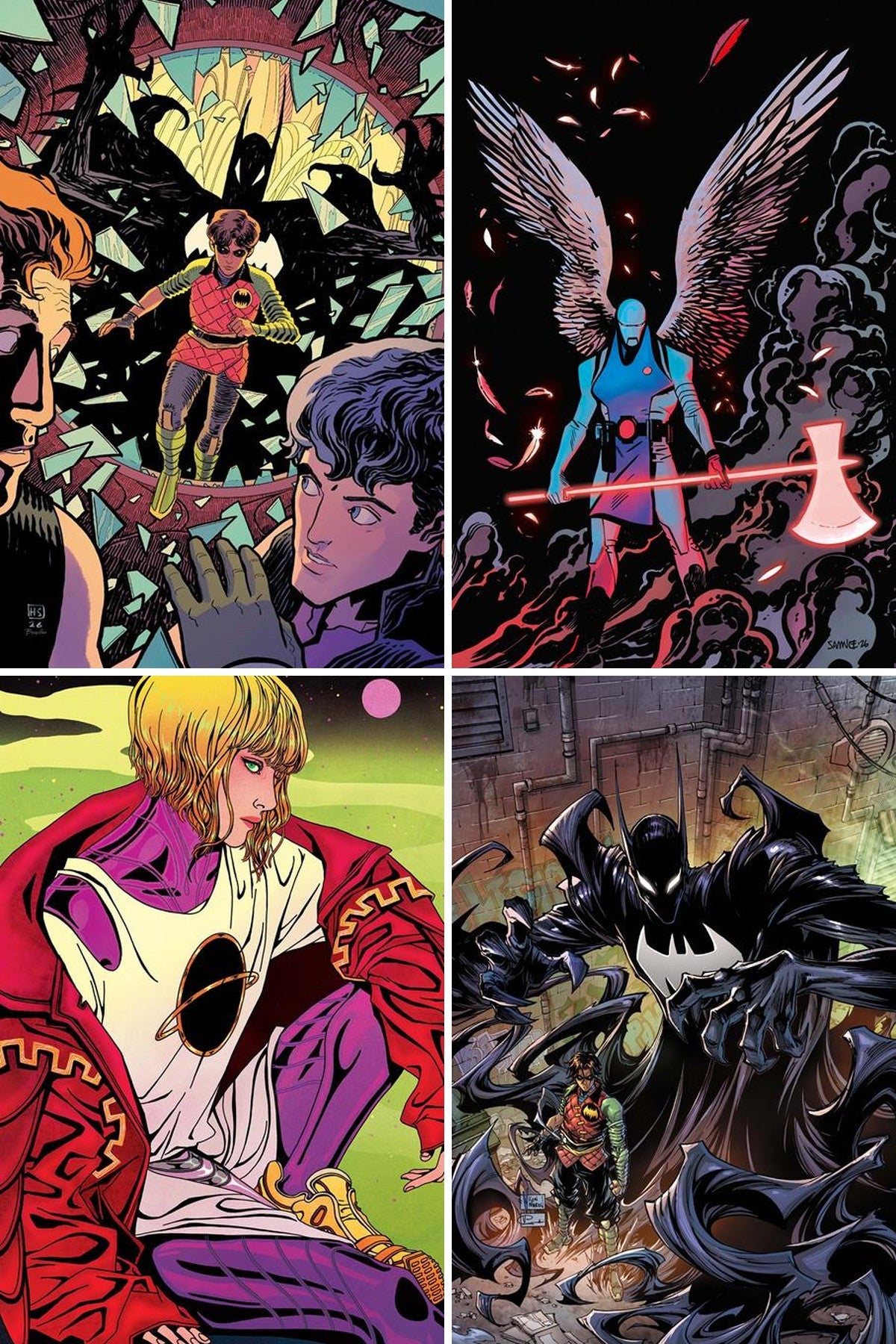 Legion of Super-Heroes #4 cover collage