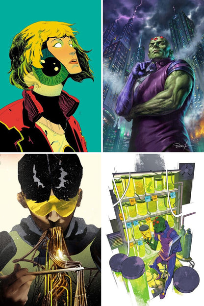 Legion of Super-Heroes #5 cover collage