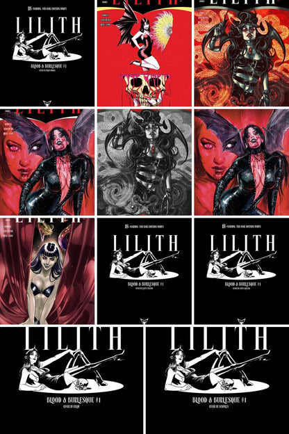 Lilith Blood and Burlesque #1 (Of 5) cover collage