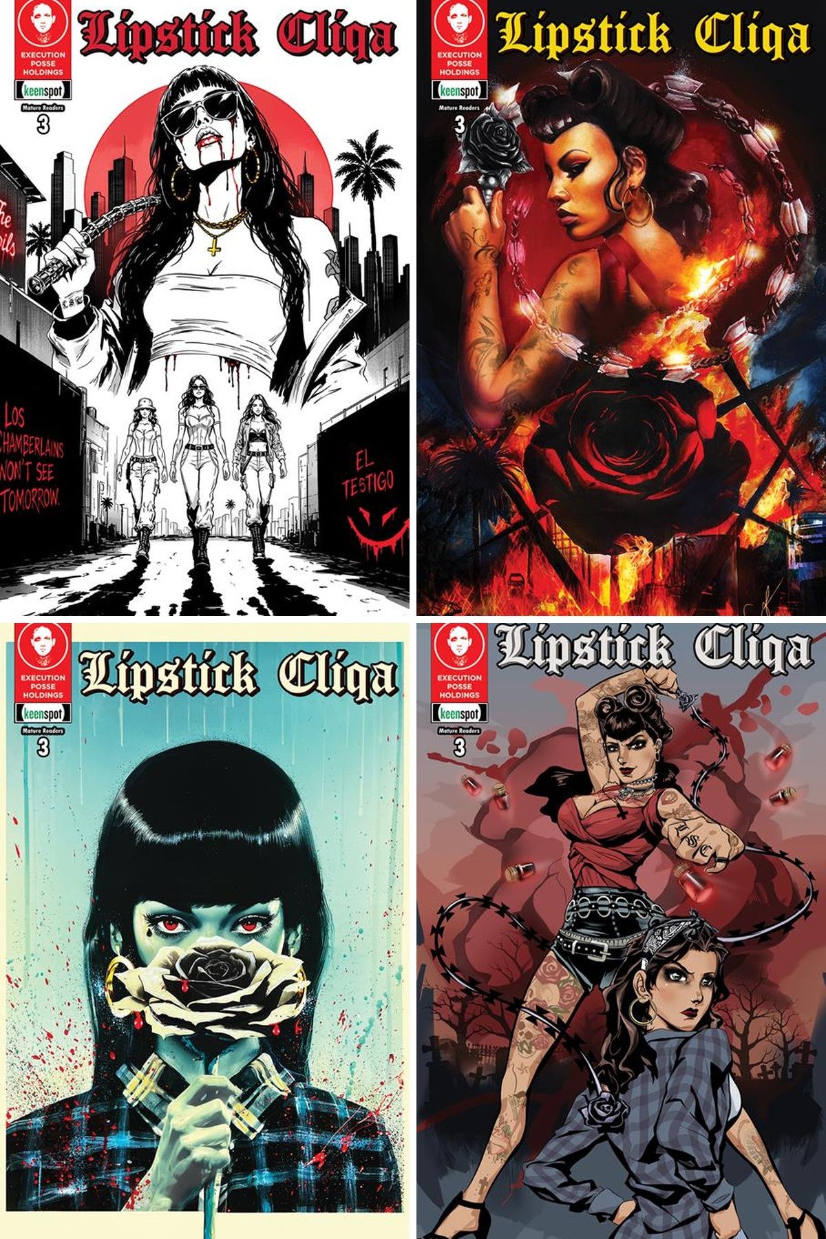 Lipstick Cliqa #3 (Of 3) cover collage