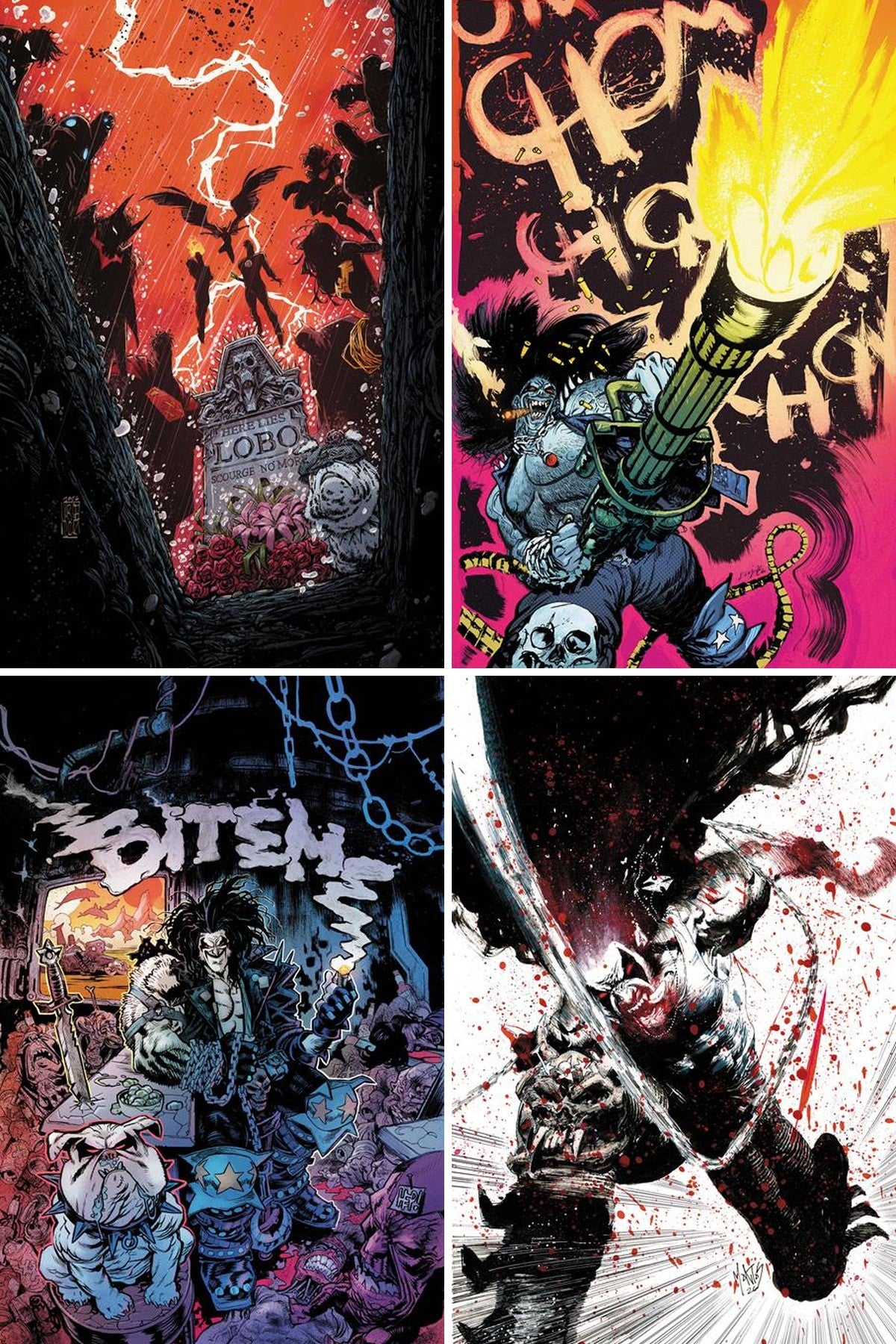 Lobo #9 cover collage