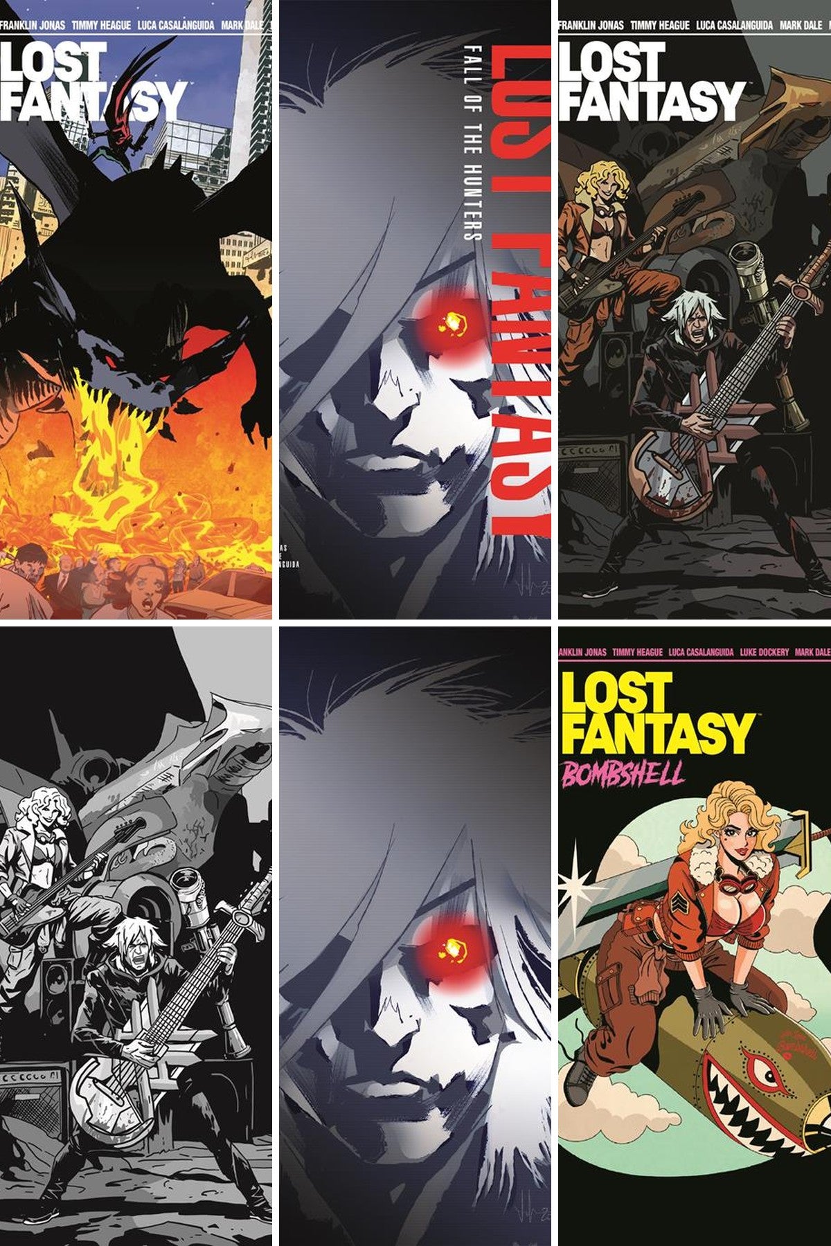 Lost Fantasy #14 cover collage
