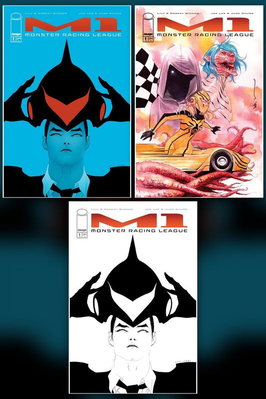 M1: Monster Racing League #8 cover collage