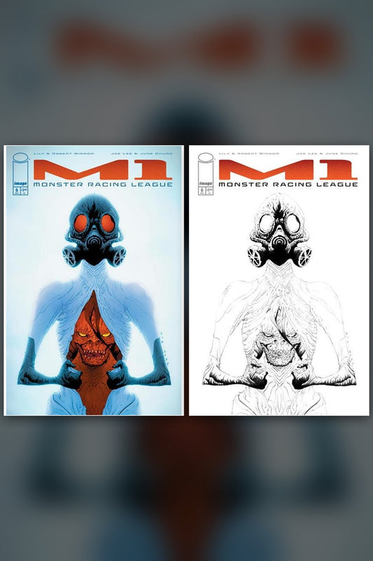 M1 Monster Racing League #6 cover collage