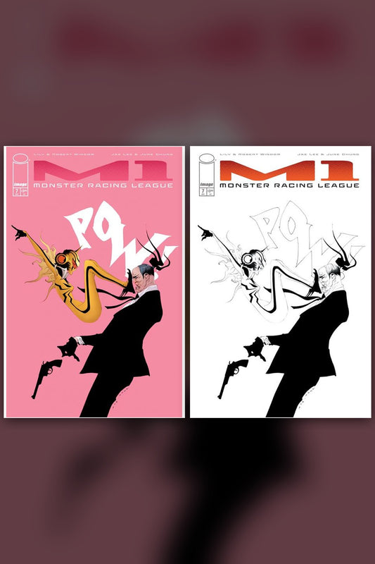 M1: Monster Racing League #7 cover collage