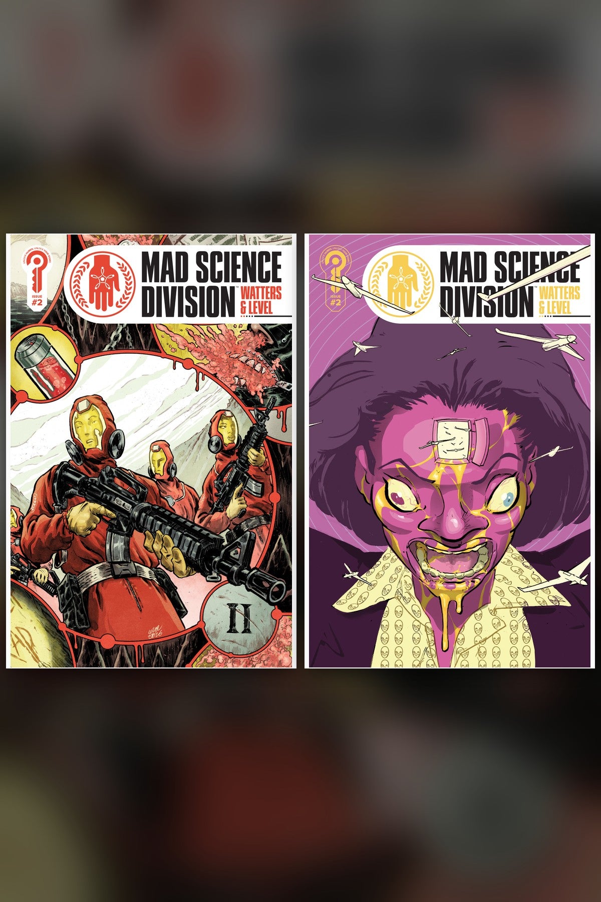 Mad Science Division #2 cover collage