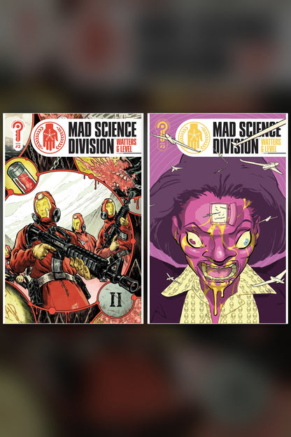 Mad Science Division #2 cover collage