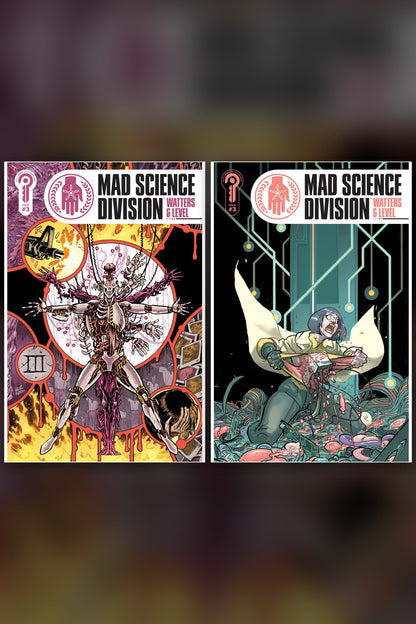Mad Science Division #3 cover collage
