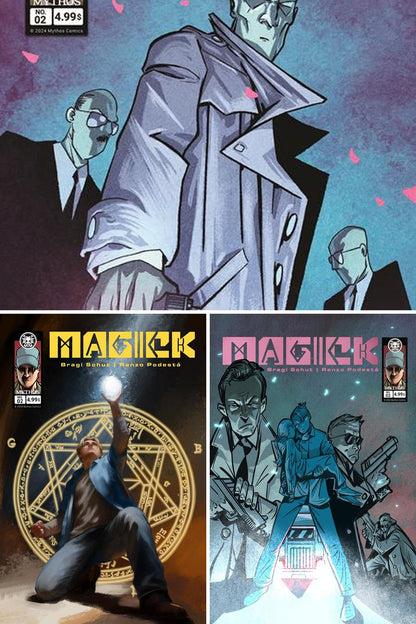 Magick #2 cover collage