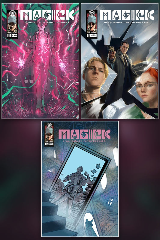 Magick #3 cover collage