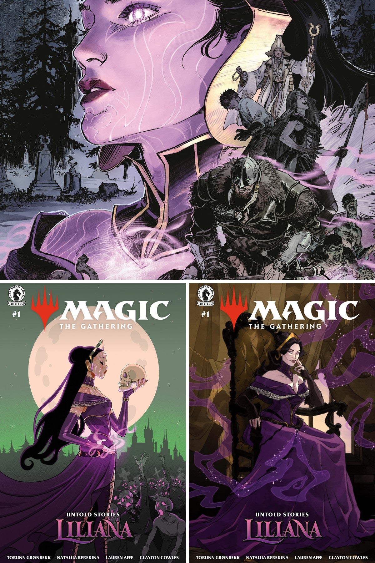 Magic: The Gathering: Untold Stories--Liliana #1 cover collage