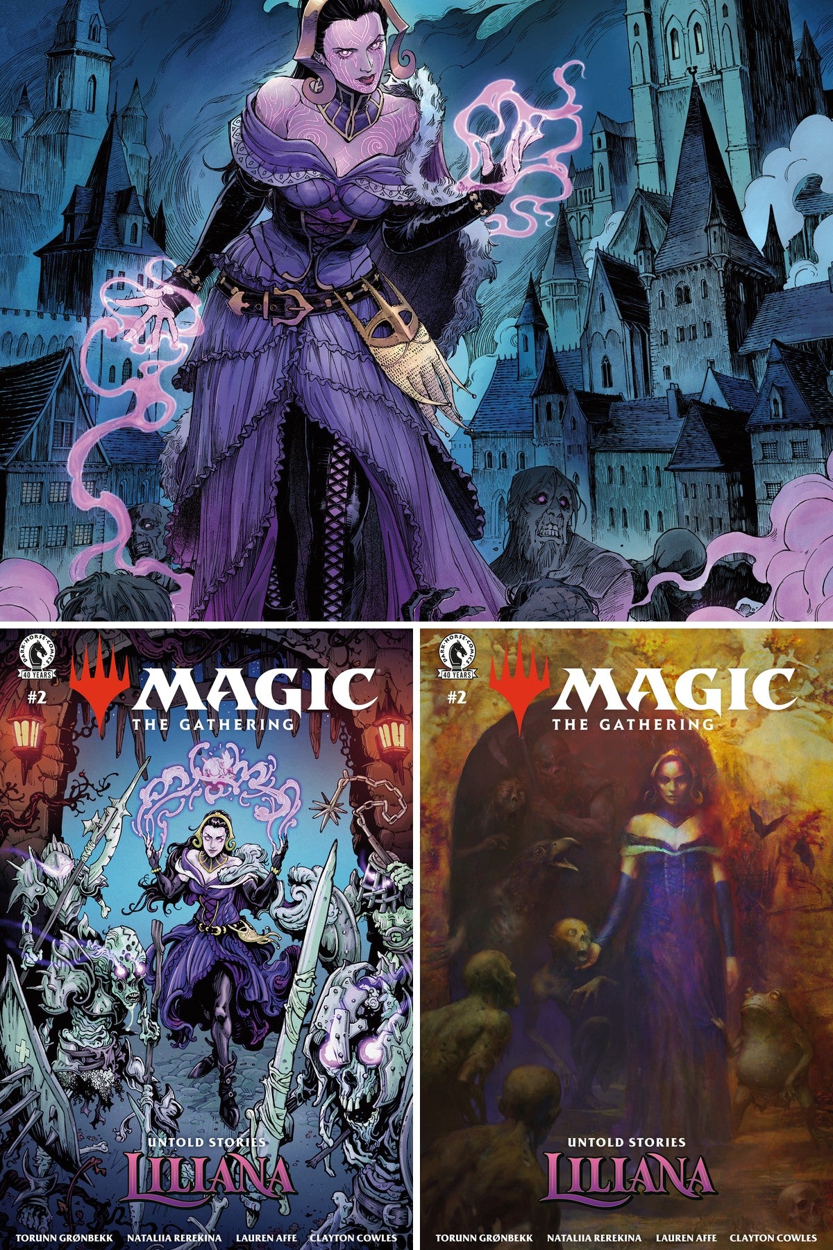 Magic: The Gathering: Untold Stories--Liliana #2 cover collage