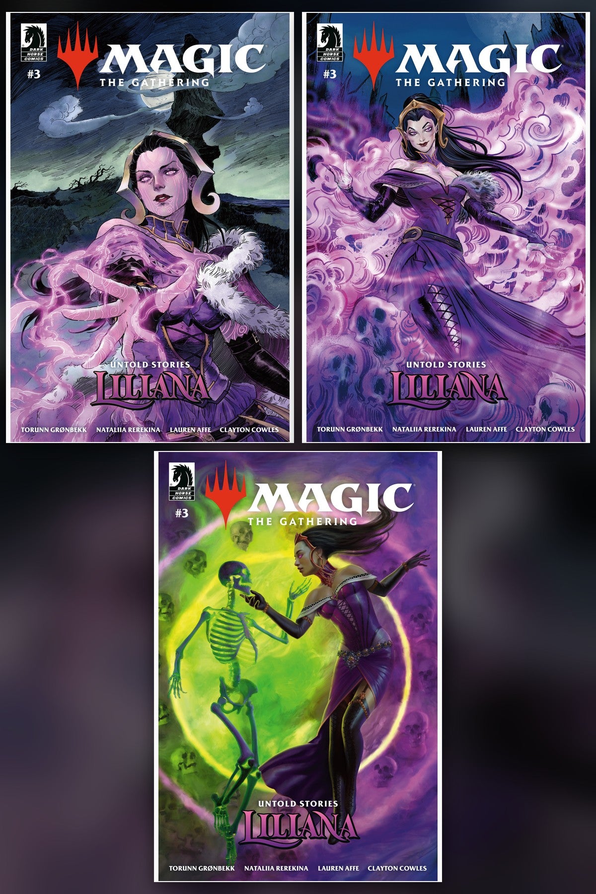 Magic: The Gathering: Untold Stories--Liliana #3 cover collage