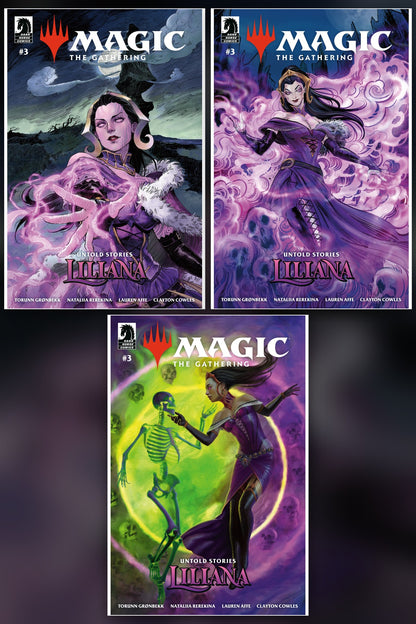 Magic: The Gathering: Untold Stories--Liliana #3 cover collage