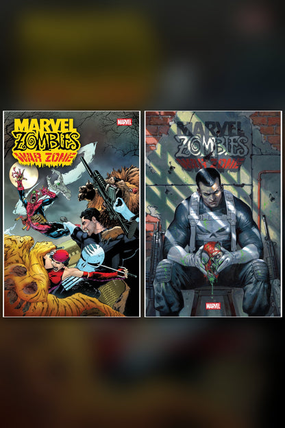 Marvel Zombies: War Zone #4 cover collage