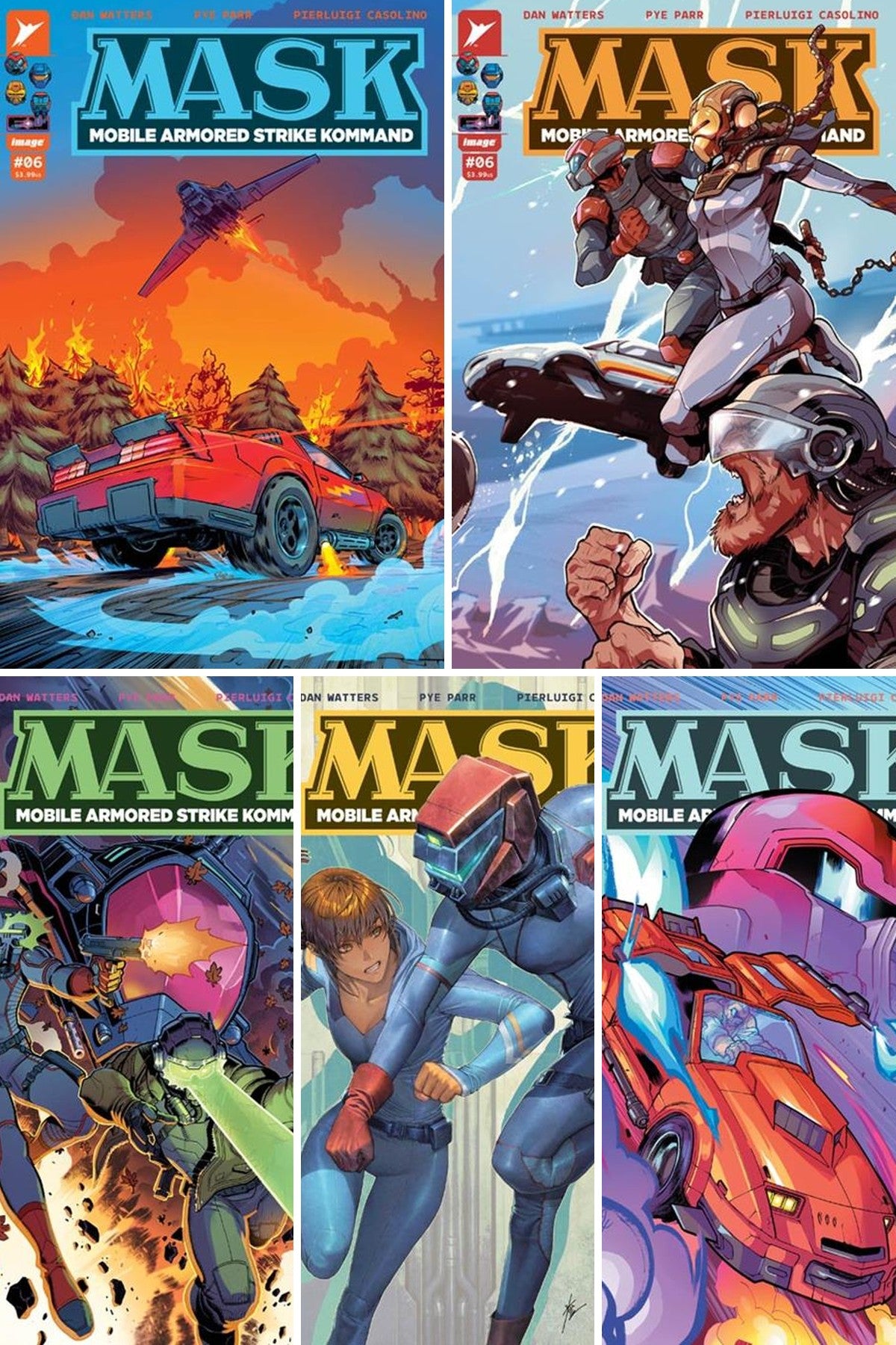 Mask #6 cover collage