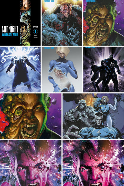 Midnight Fantastic Four #1 all covers