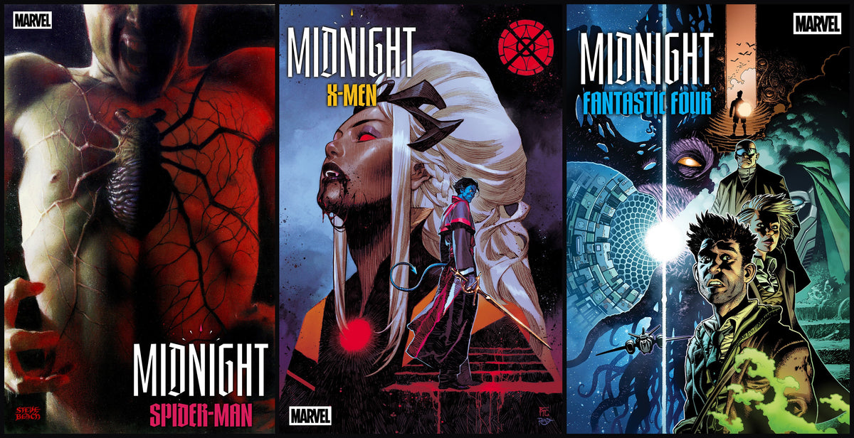 Midnight Universe #1 Uncloaked 2nd Printing 3-Pack: Spider-Man, X-Men, Fantastic Four