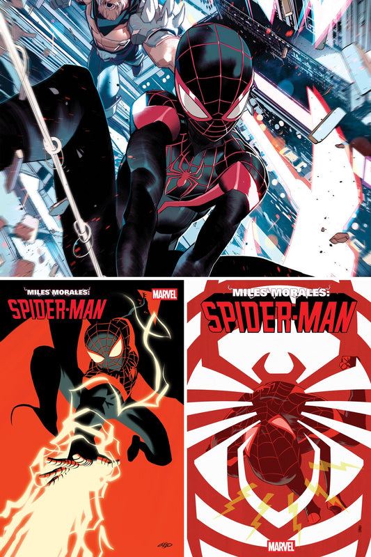 MILES MORALES: SPIDER-MAN #3 cover collage