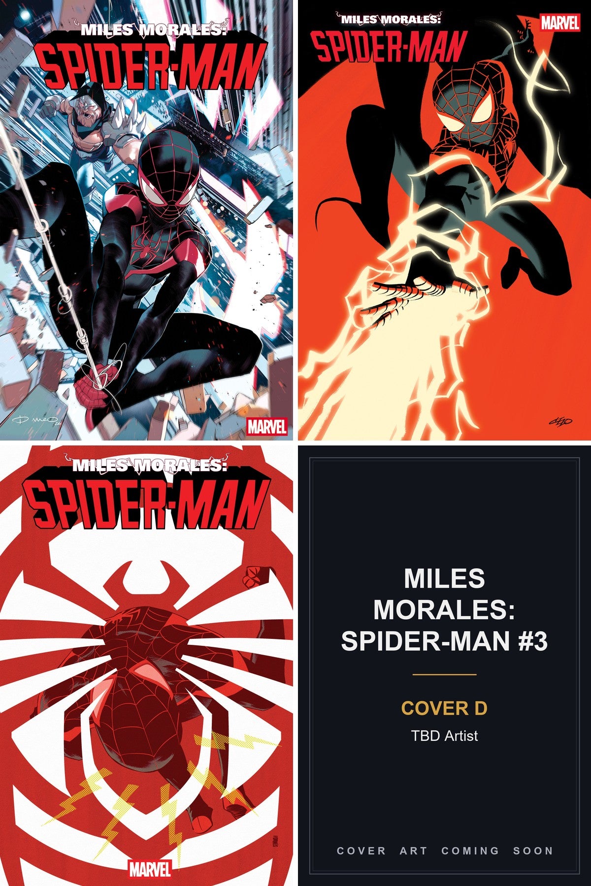 MILES MORALES: SPIDER-MAN #3 cover collage - Cover D art coming soon