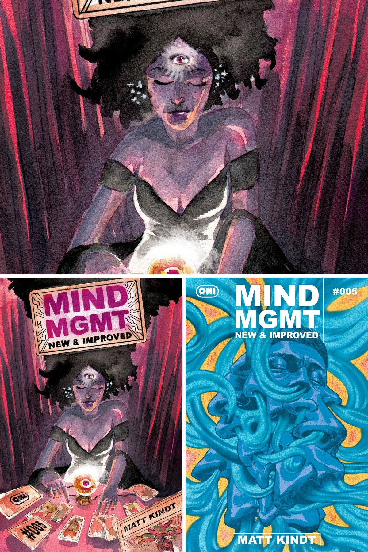 Mind MGMT #5 cover collage