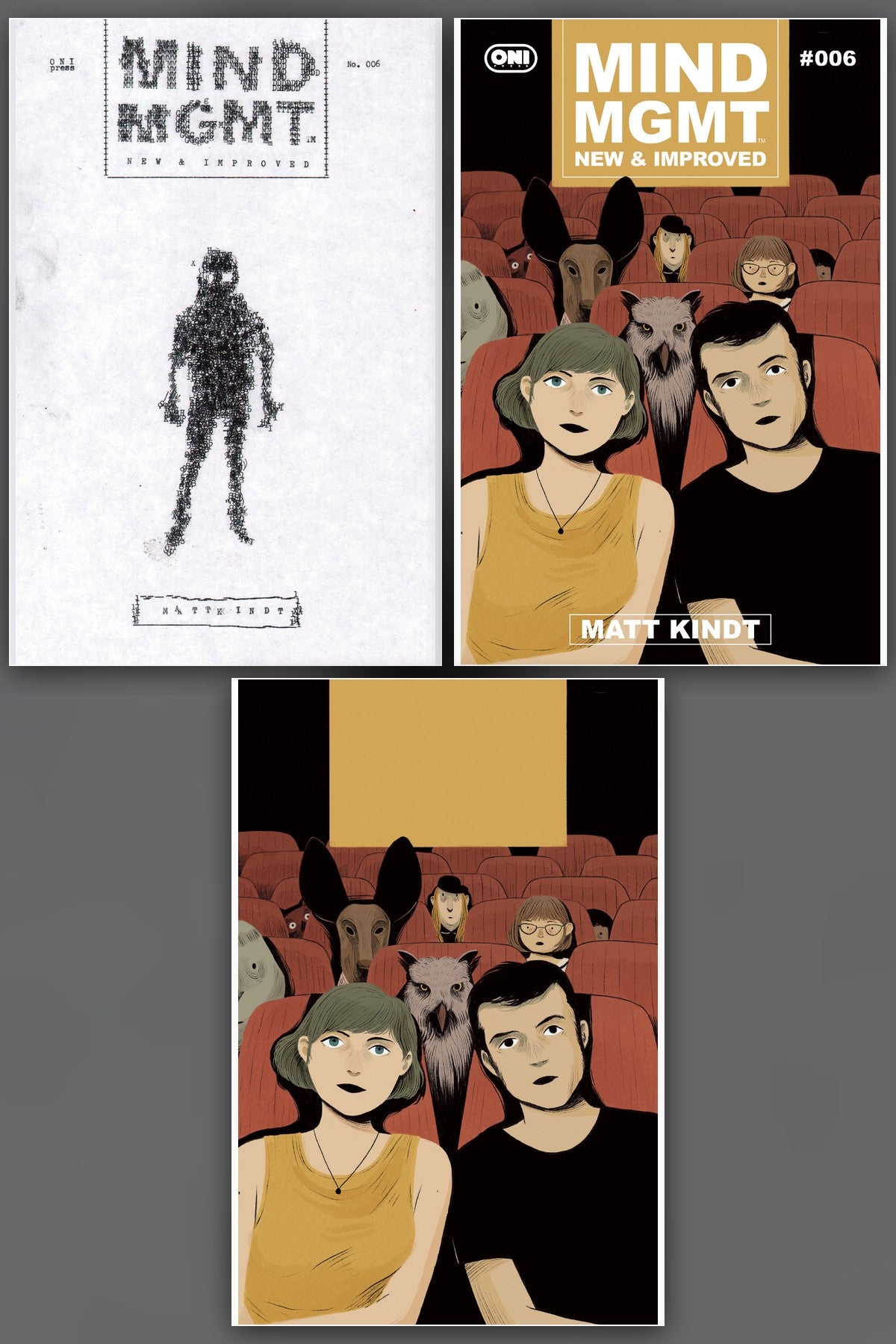 Mind MGMT #6 cover collage