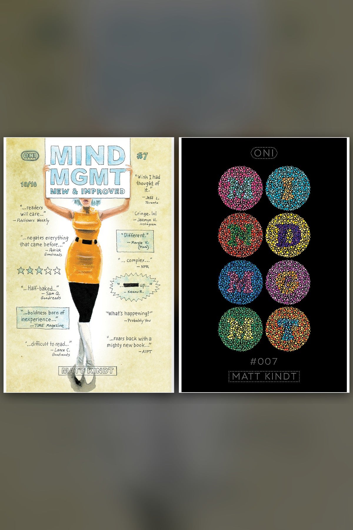 Mind MGMT #7 cover collage