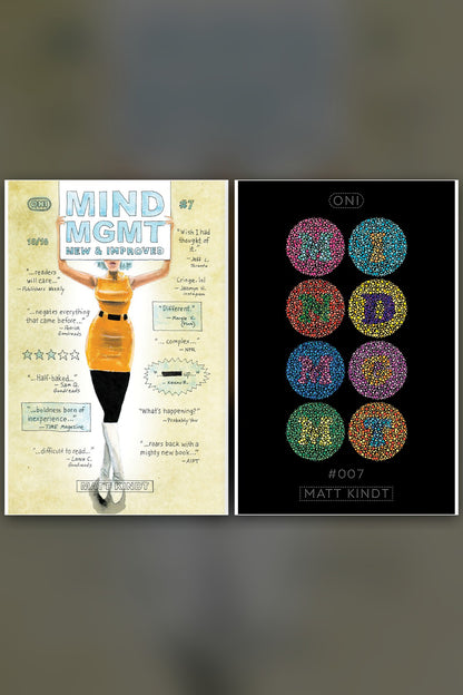 Mind MGMT #7 cover collage