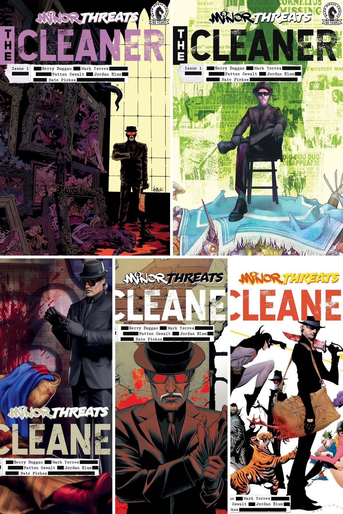 Minor Threats: The Cleaner #1 cover collage