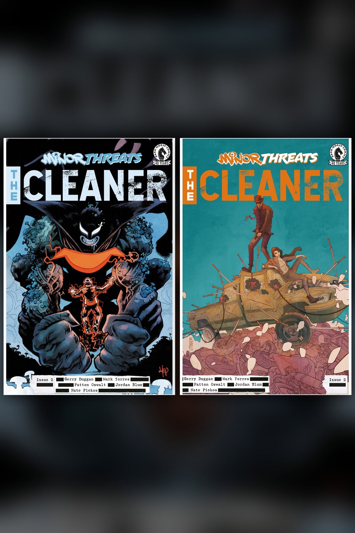 Minor Threats: The Cleaner #2 cover collage